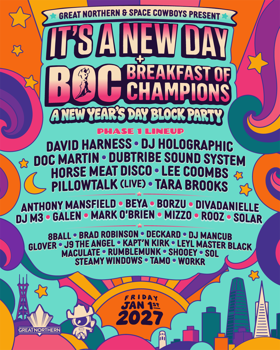 It's A New DAY + Breakfast Of Champions 2027 Block Party