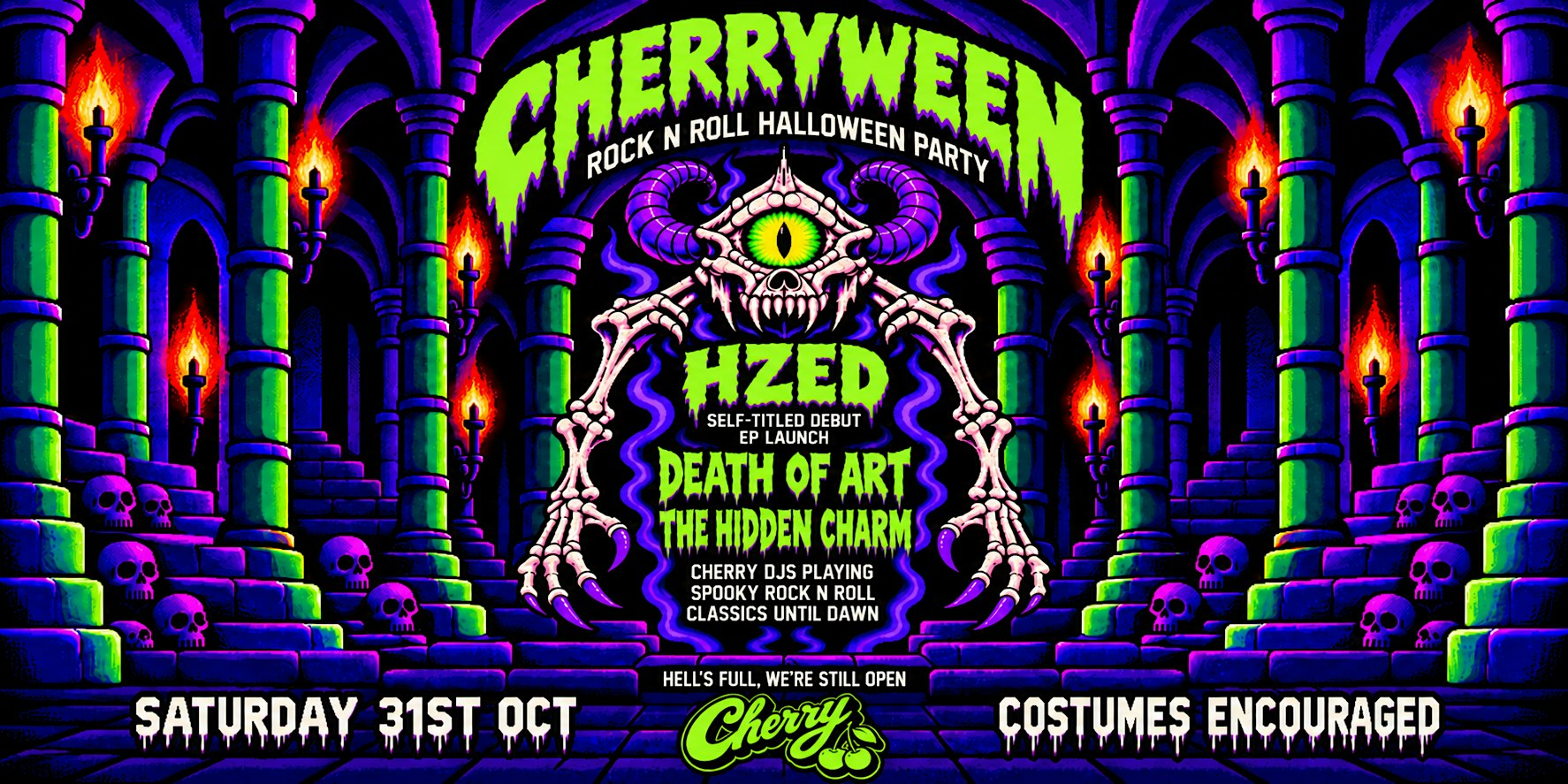Cherryween w/ HZED Debut EP Launch! Sat Oct 31st