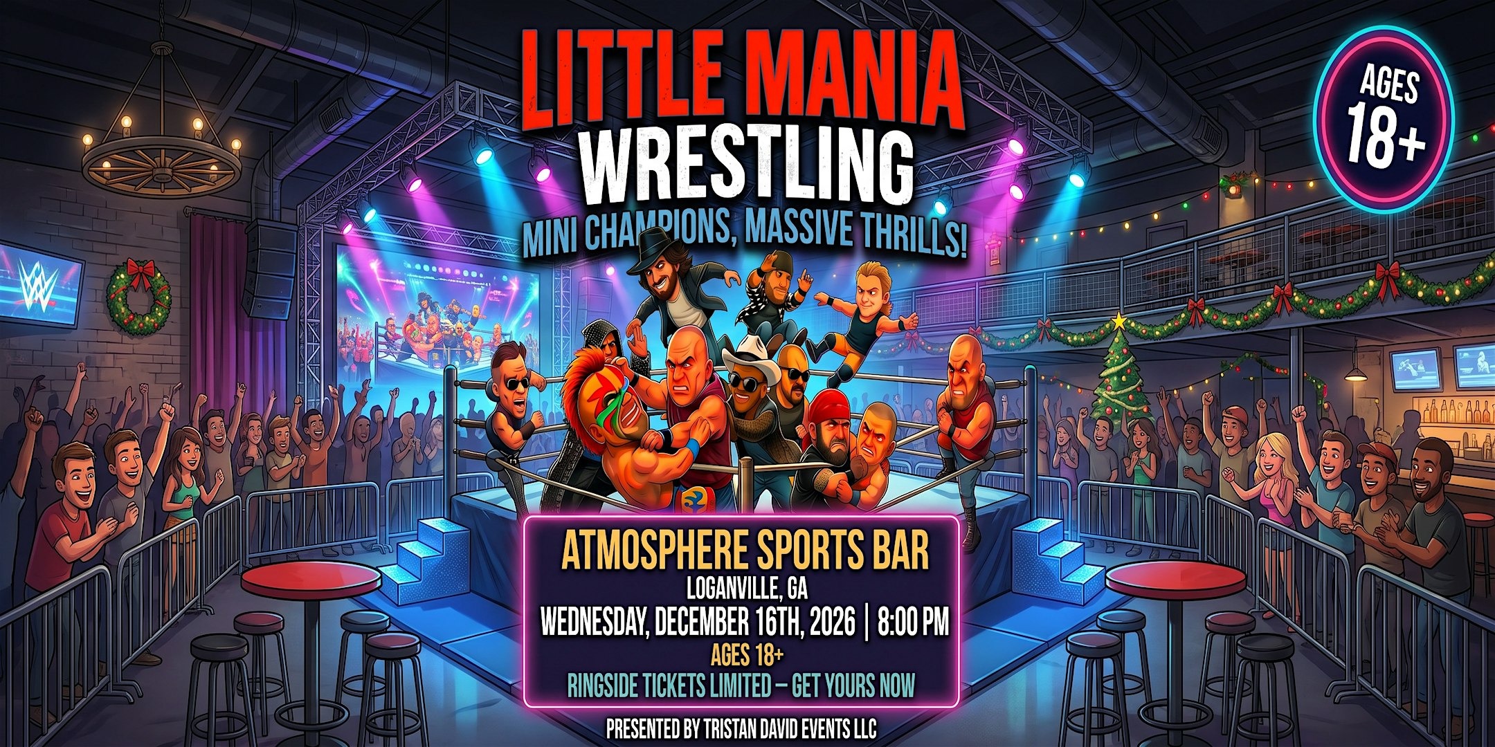 Little Mania Wrestling: Big Action, Tiny Wrestlers! Loganville, GA!