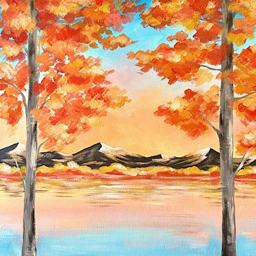 Sip & Paint at Barranco Lounge, Filton, Bristol - "Golden Hour"