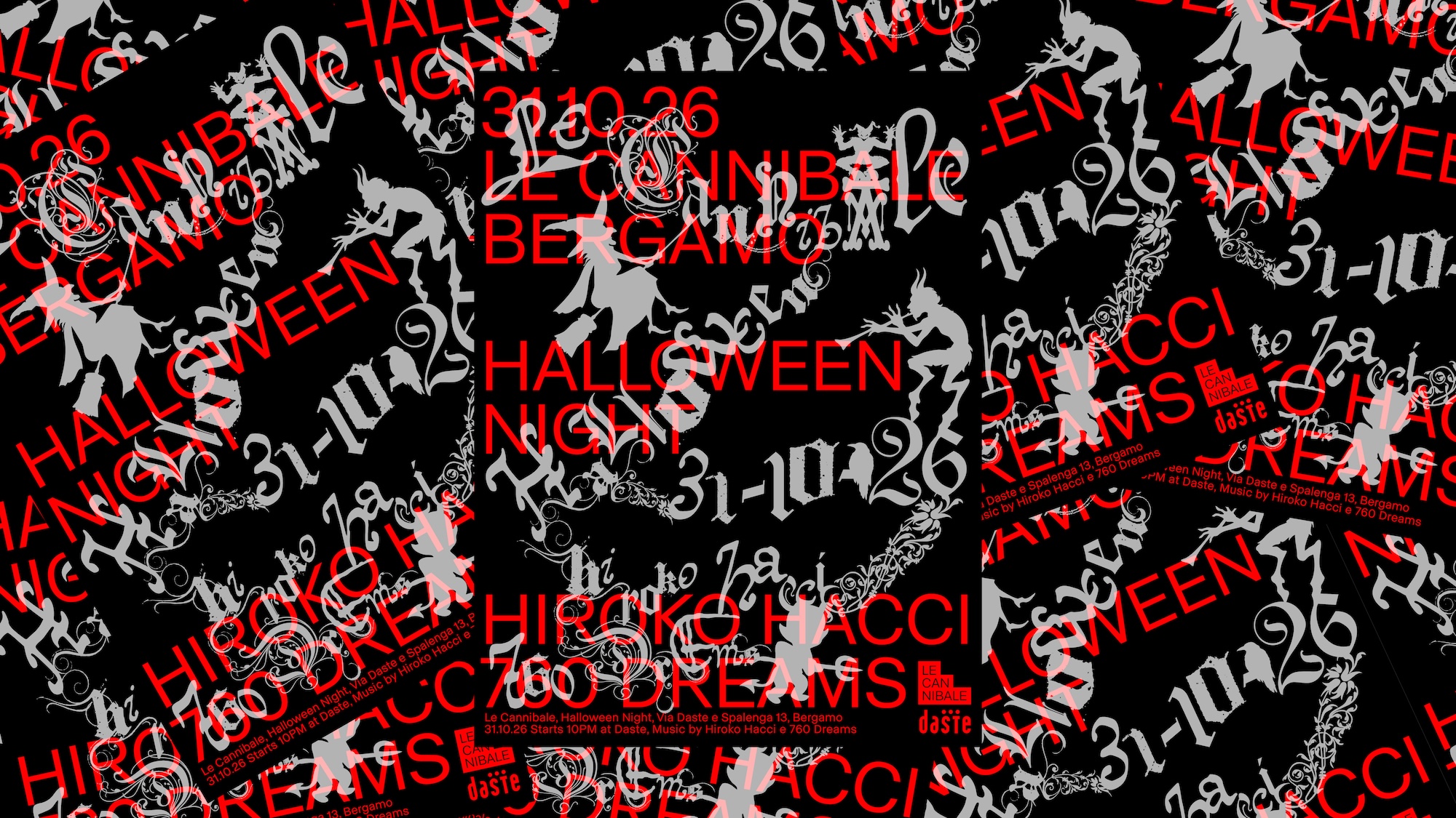 Le Cannibale Bergamo Halloween edition - Hiroko Hacci, 760 Dreams