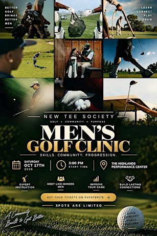 New Tee Society Men's Golf Clinic