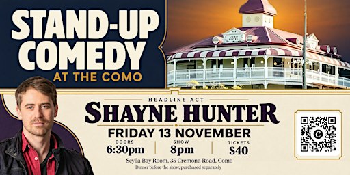 STAND UP COMEDY AT THE COMO HOTEL