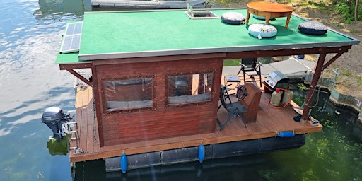 Grillfloß-Gutschein für bis zu 8 Personen – Berlin Tegeler See