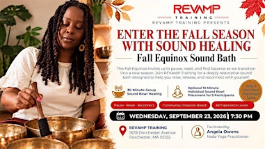 Fall Equinox Sound Bath at Revamp