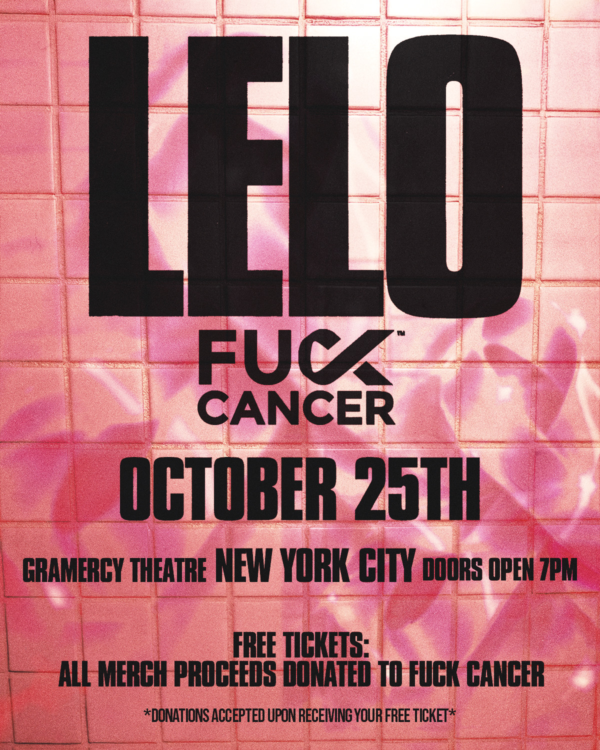 Lelo X Fuck Cancer Free Show