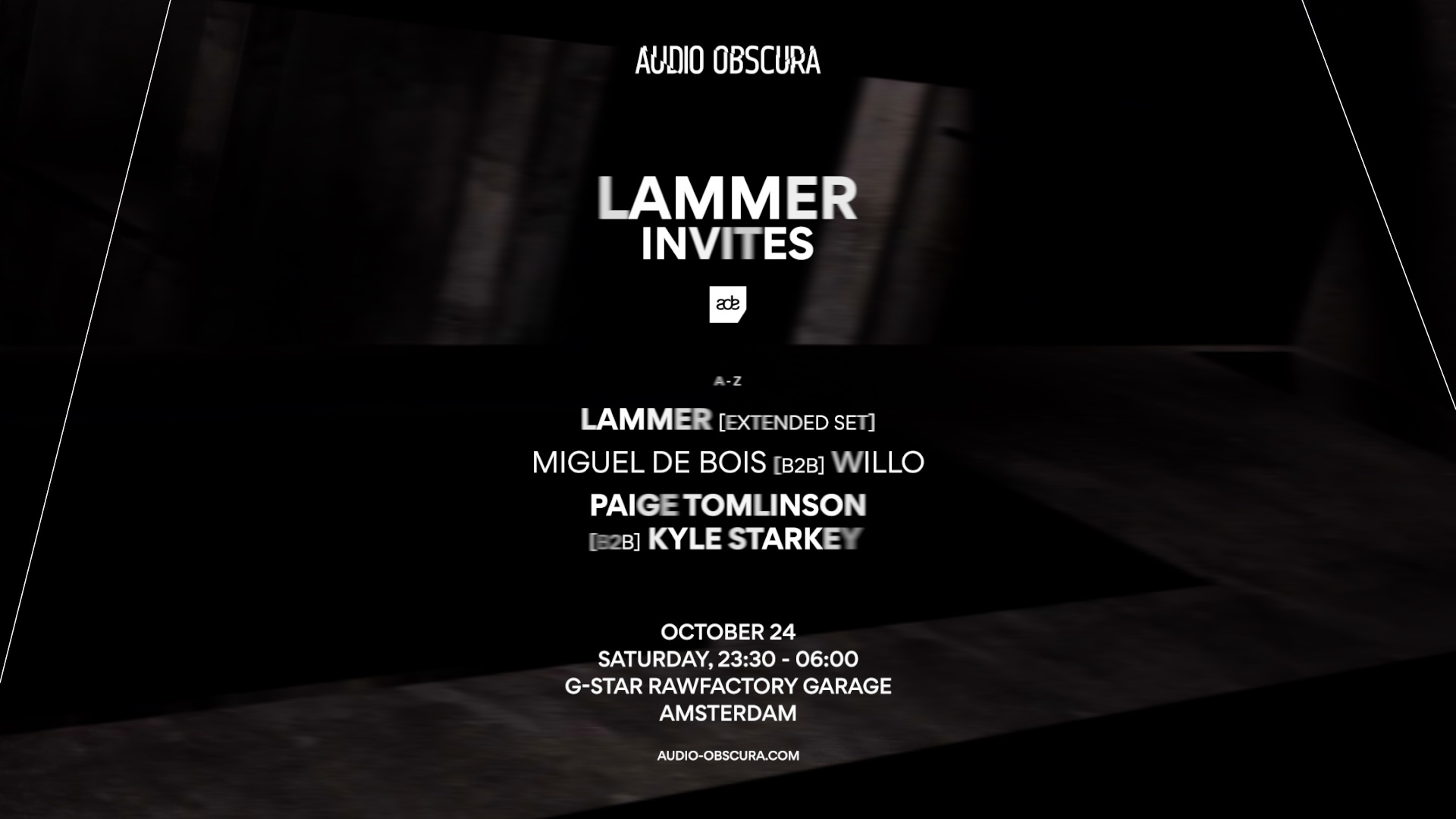 Audio Obscura ADE x The Moment by WhoMadeWho
