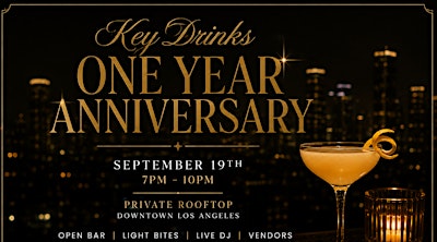 KeyDrinks One Year Anniversary