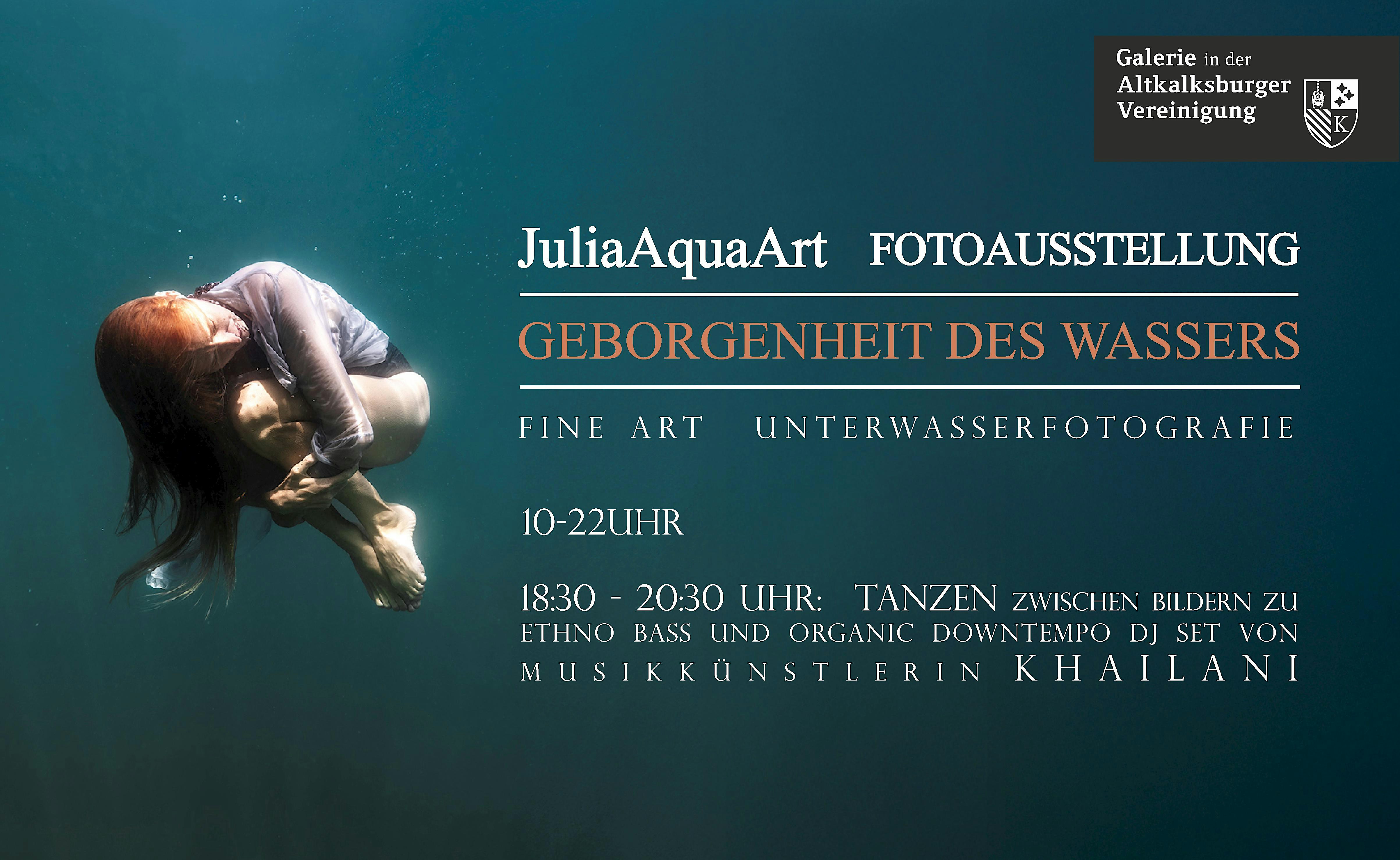 Geborgenheit des Wassers | Fine-Art Unterwasserfotografie Ausstellung