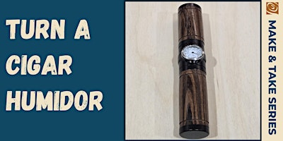 Lathe turned Cigar humidor