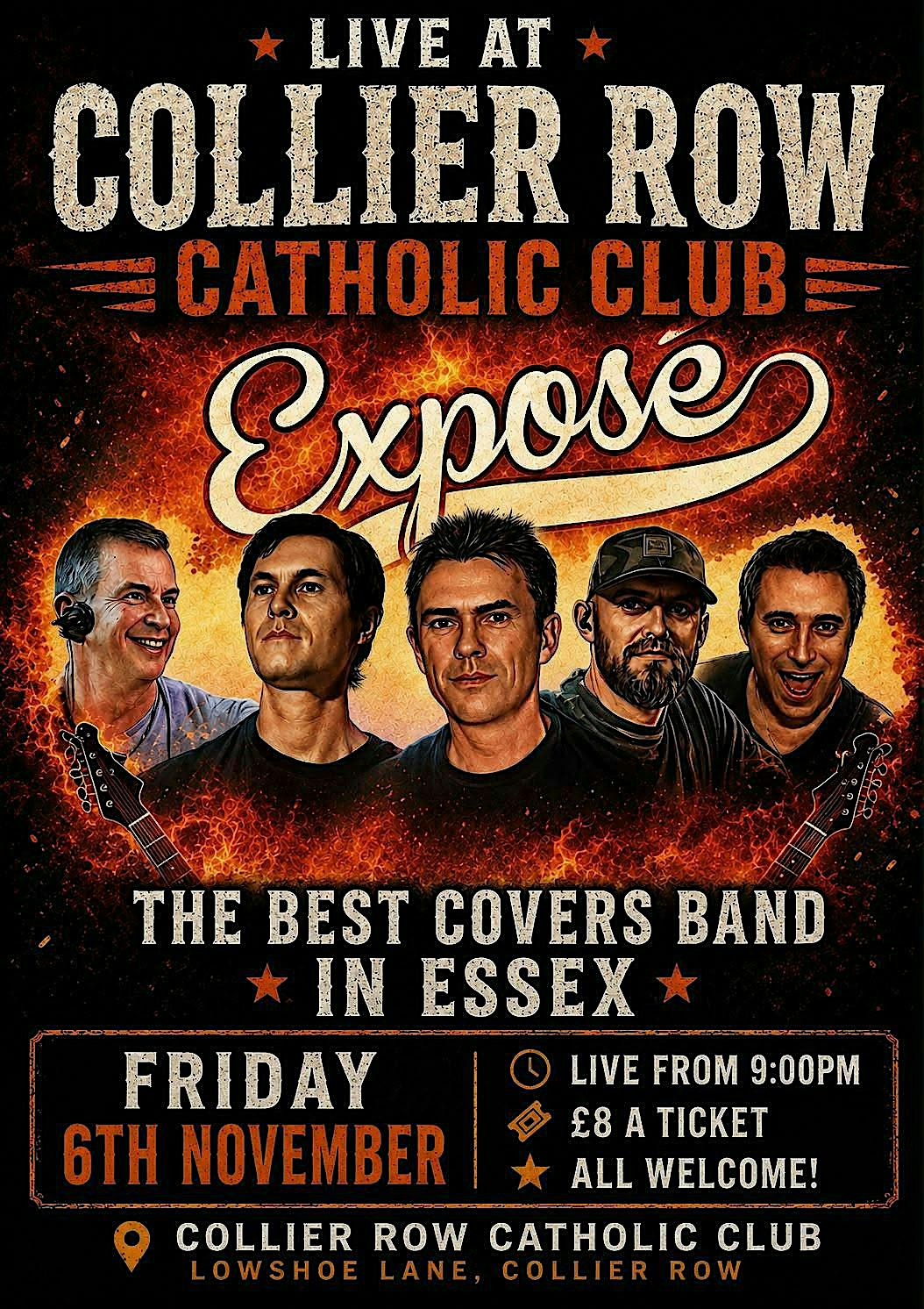 EXPOSE Live @ The Collier Row Catholic Club