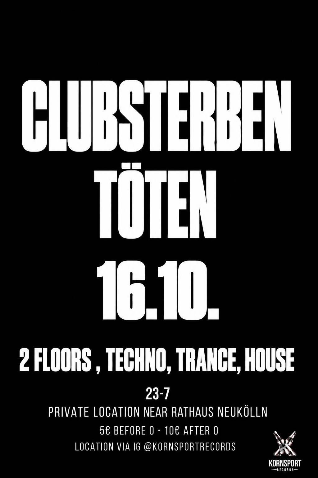 Clubsterben Töten