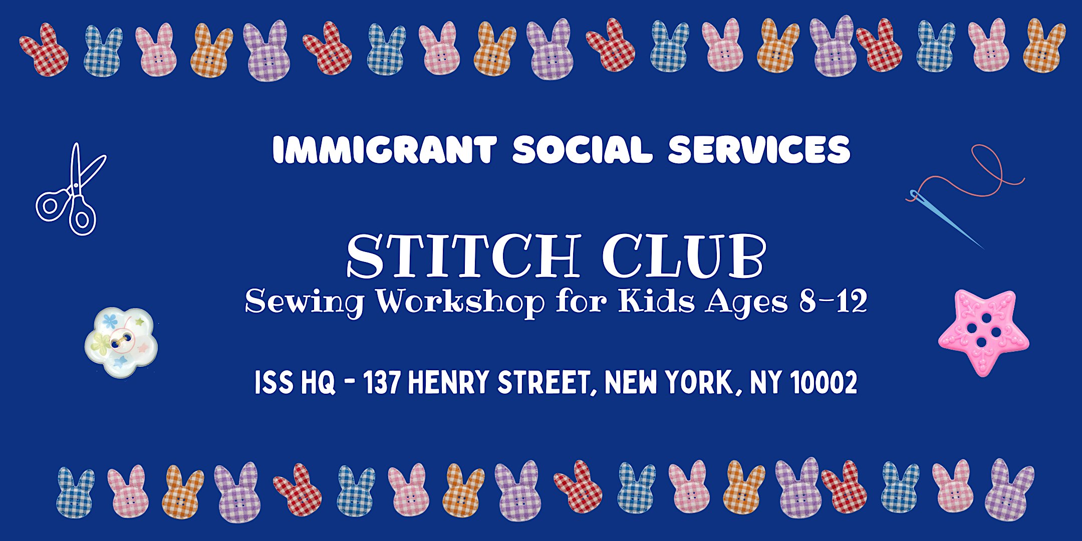 ISS Stitch Club for Kids Ages 8-12 - Fall Winter 2026