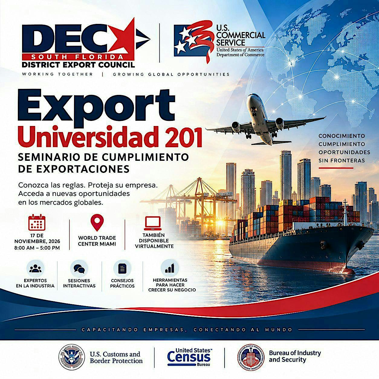 Exportación Universidad 201 - Seminario de Cumplimiento de Exportaciones