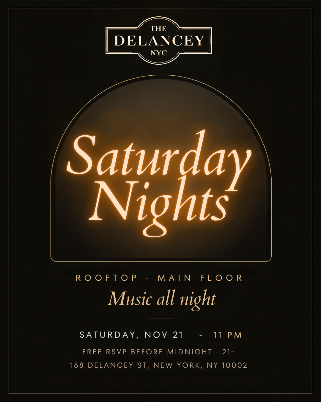 Safaera Saturdays @ The Delancey's Lower Level