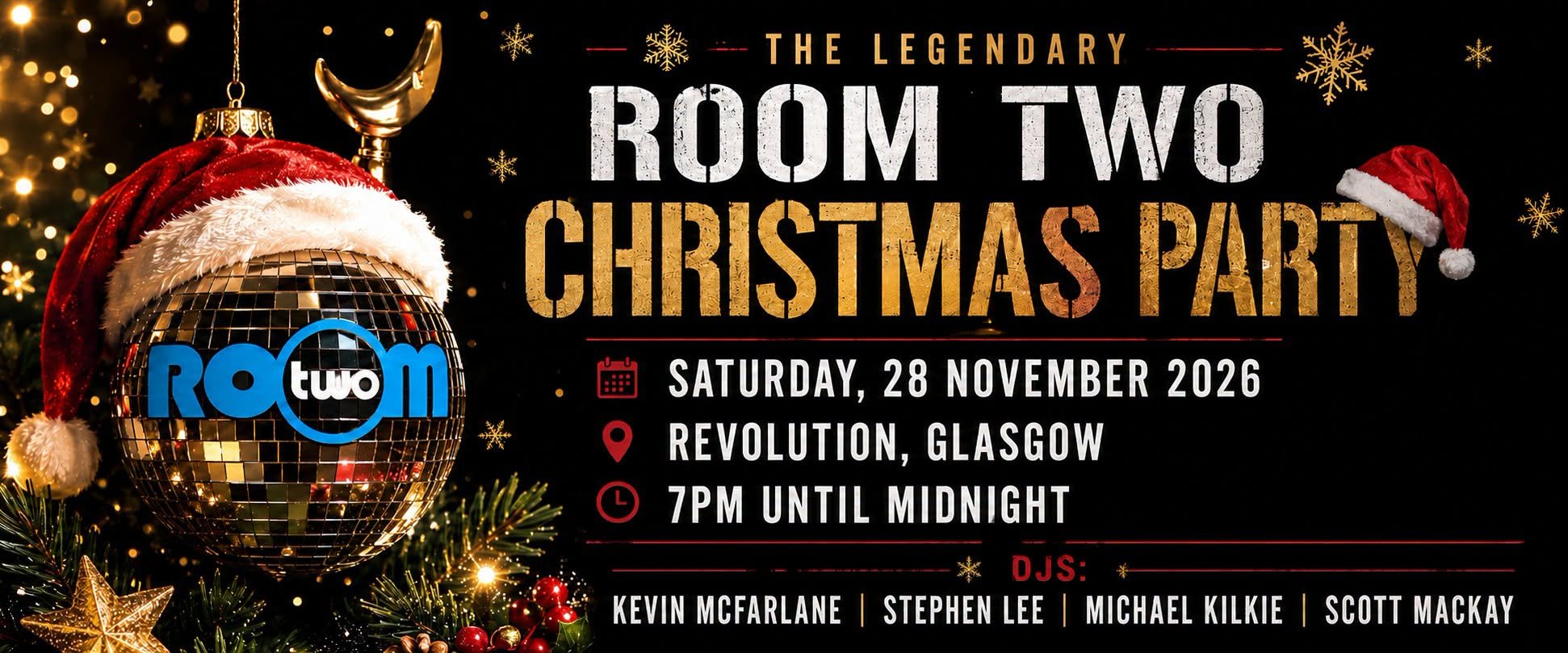 The Legendary Room Two Christmas Party