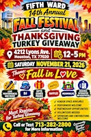 14th Annual Fifth Ward Fall Festival & Thanksgiving Turkey Giveaway