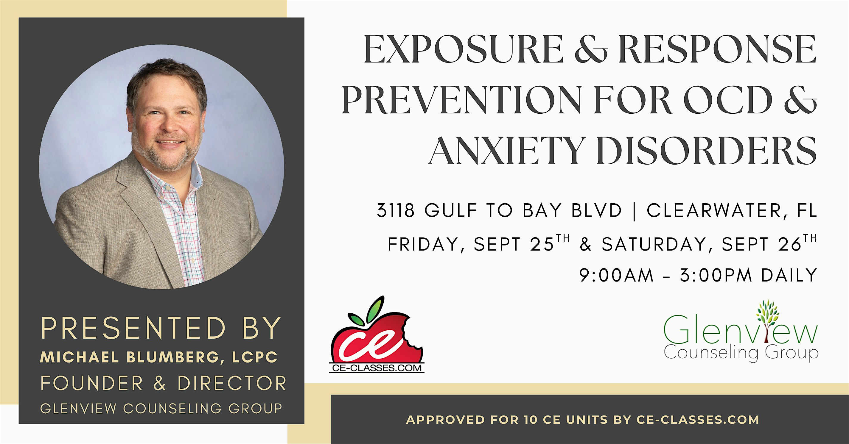 Exposure & Response Prevention For OCD & Anxiety Disorders - Clearwater, FL