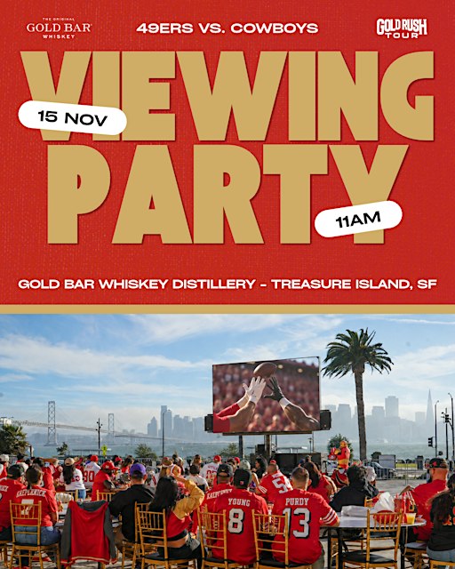 Gold Rush Tour: 49ers vs. Dallas Cowboys Viewing Party