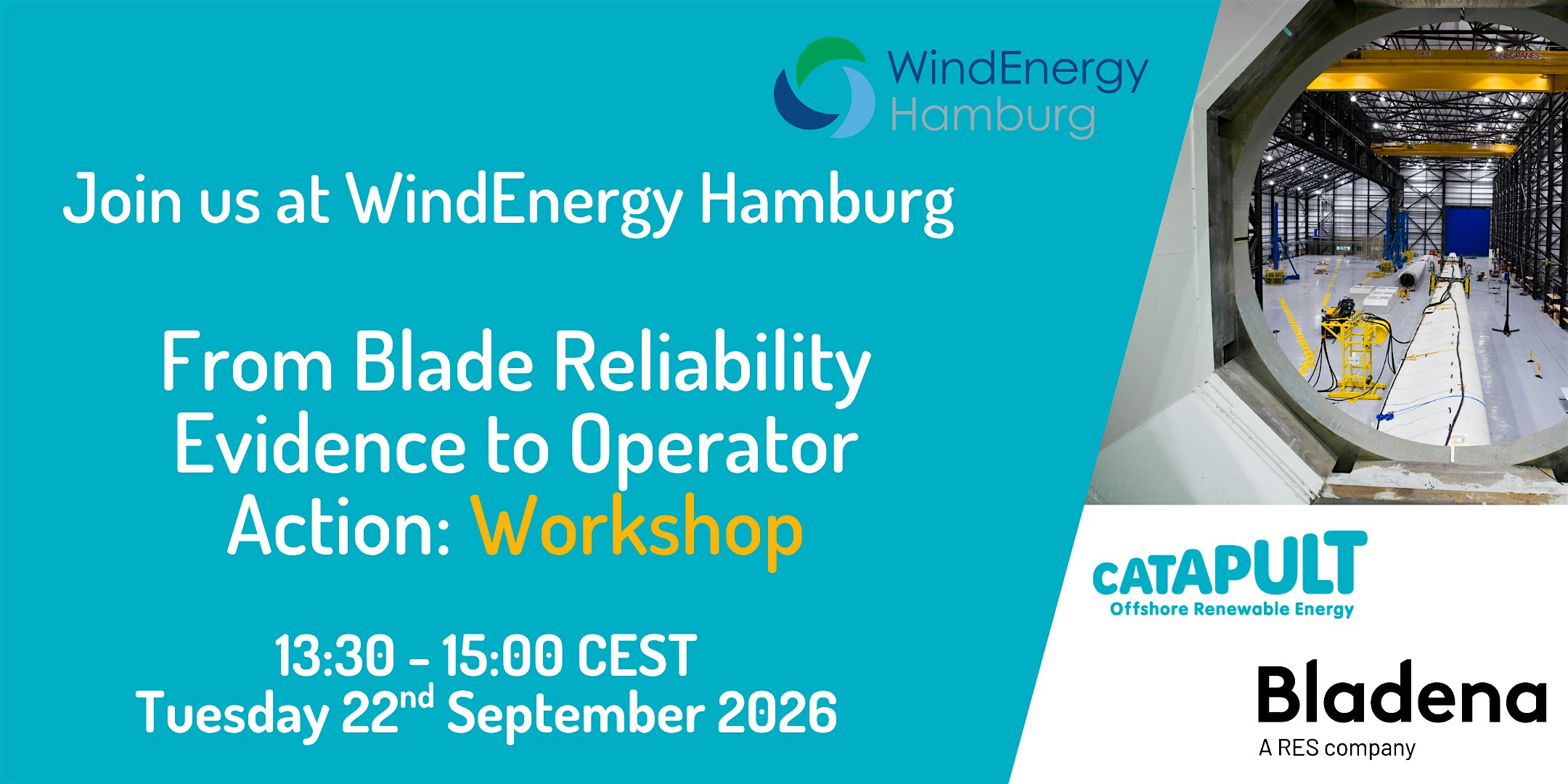 From Blade Reliability Evidence to Operator Action: Workshop