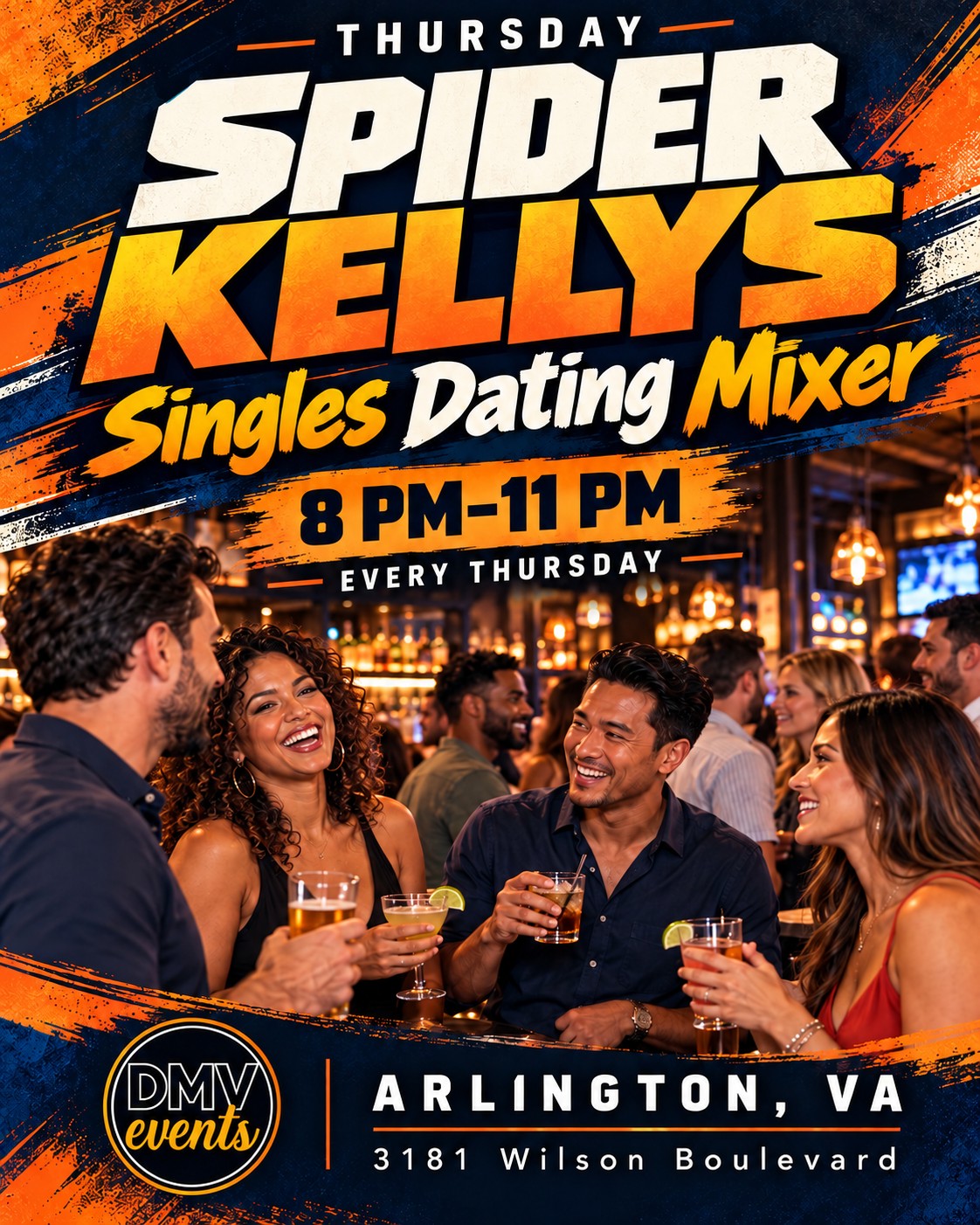 THURSDAY NIGHT SINGLES MIXER AT SPIDER KELLY’S 💘