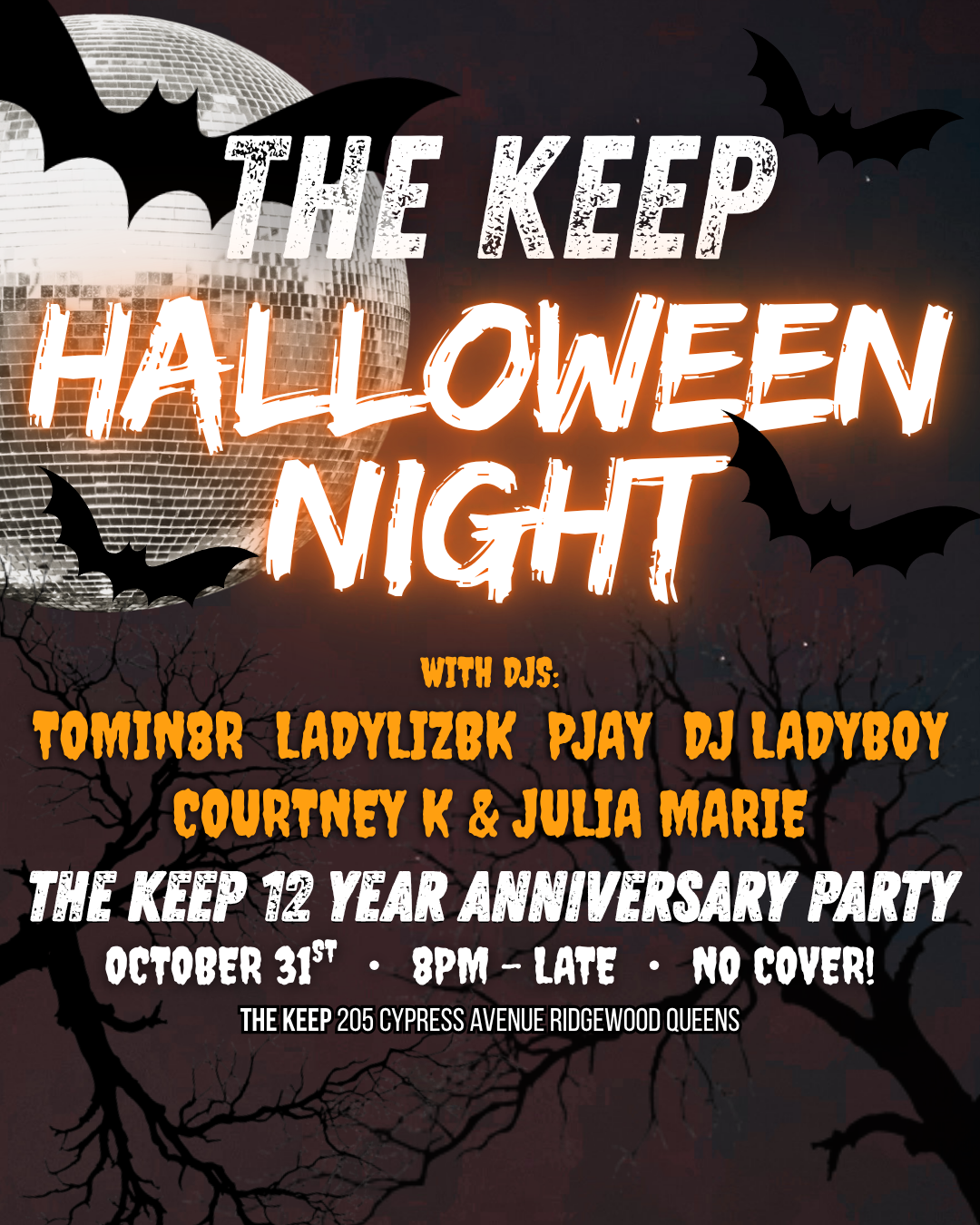 Halloween + The Keep 12yr ANNIVERSARY Party