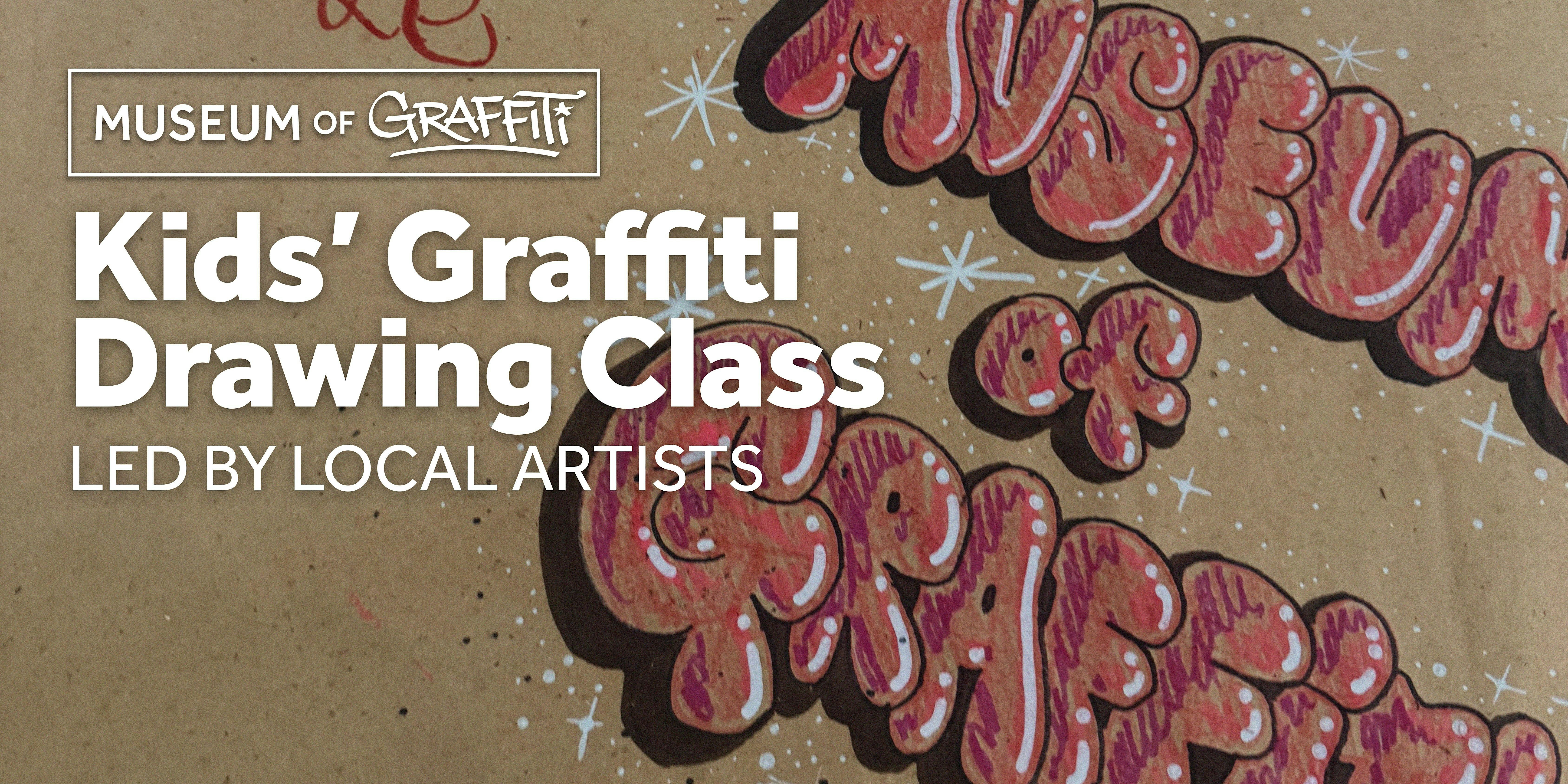 Kids' Graffiti Drawing Class Led By Local Artists