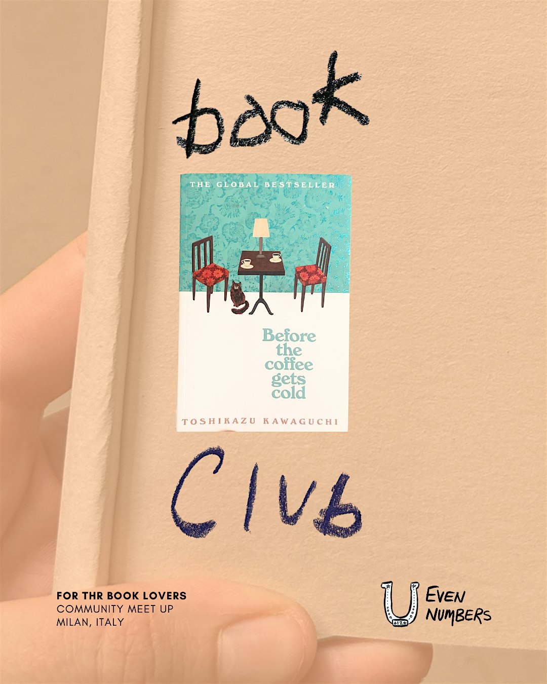 Book Club Milan | Before the Coffee Gets Cold by Toshikazu Kawaguchi