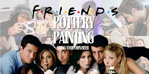 Friends Themed Pottery Painting