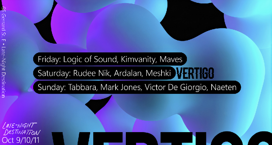 Vertigo Thanksgiving Weekend