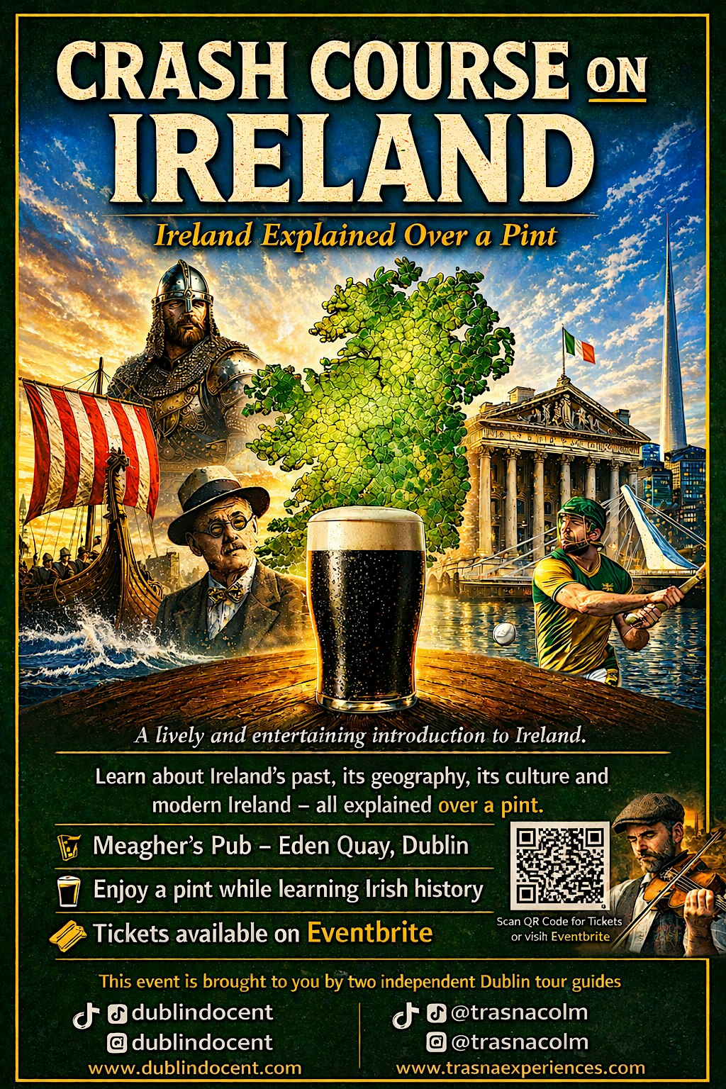 Crash Course on Ireland: Irish History and Culture explained over a pint