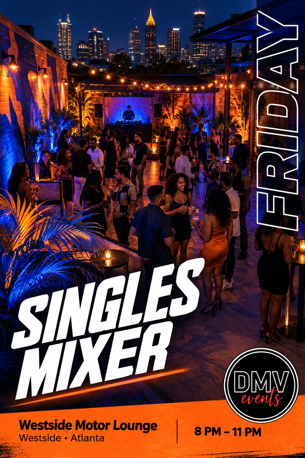 FRIDAY NIGHT SINGLES MIXER IN ATLANTA AT WESTSIDE MOTOR LOUNGE