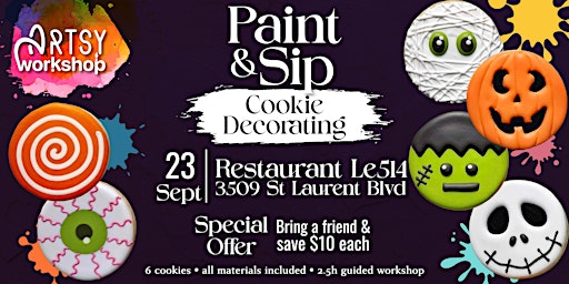 Paint & Sip | Cookie Decorating