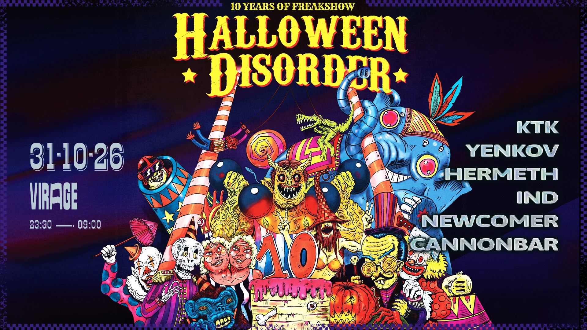 Halloween Disorder : Ktk, Yenkov, Hermeth, Ind, Cannonbar