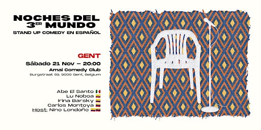 Stand-Up Comedy en Español (Gent) - Noches del 3er Mundo