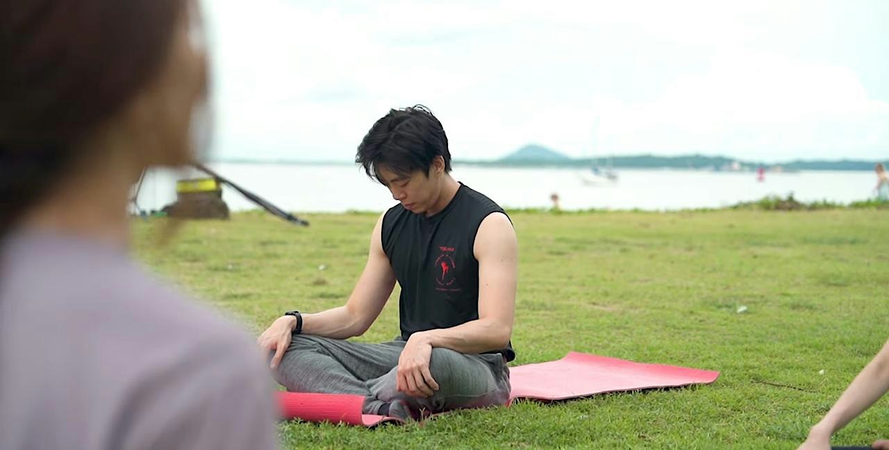 Sunset Yoga @ Changi Beach Park