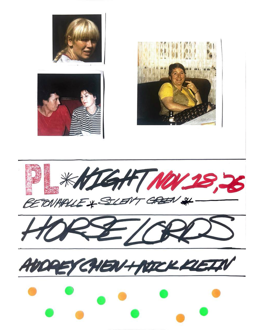 Psychic Liberation Night: Horse Lords + Audrey Chen & Nick Klein