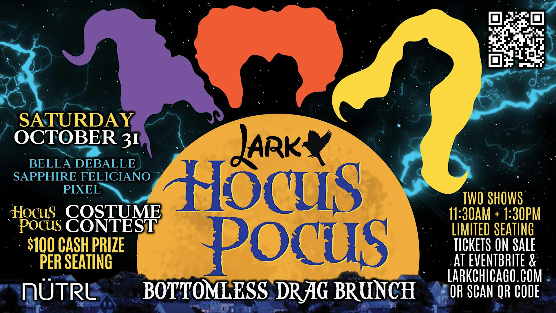 Hocus Pocus Halloween Bottomless Drag Brunch