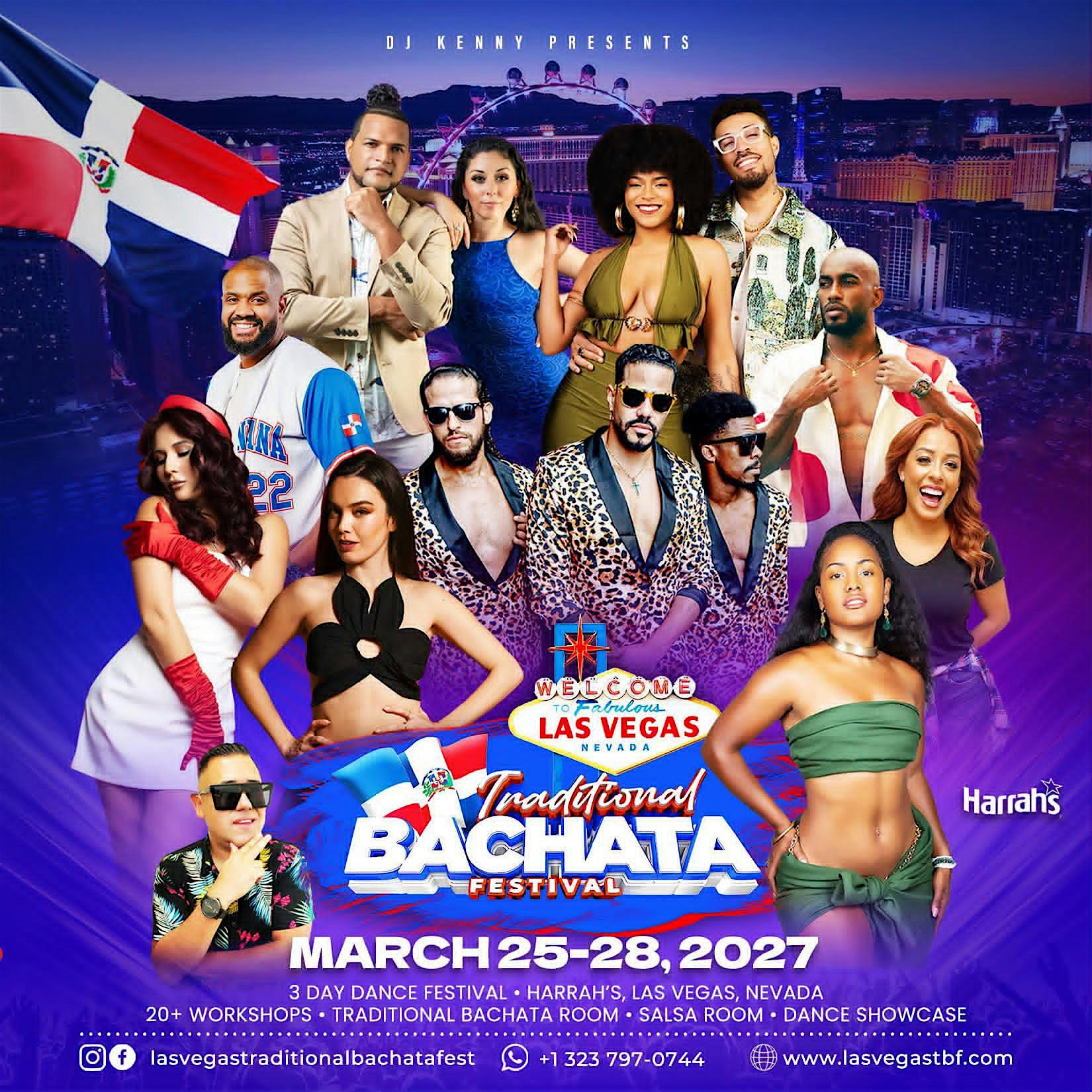 Las Vegas Traditional Bachata Festival- March 25-29, 2027