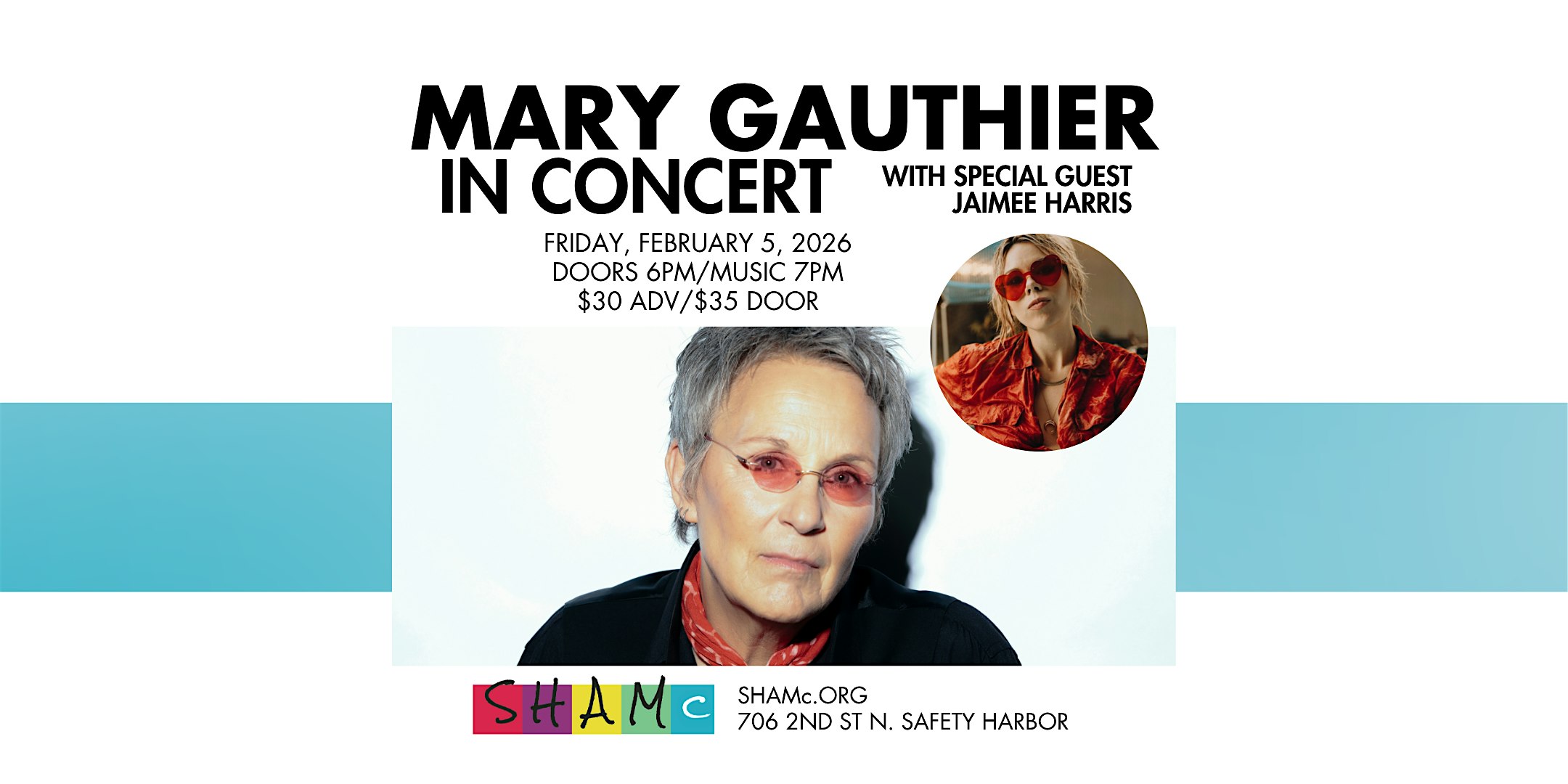 Mary Gauthier with Special Guest Jaimee Harris In Concert