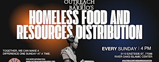 Homeless Food and Resources Distribution with Outreach In The Barrio