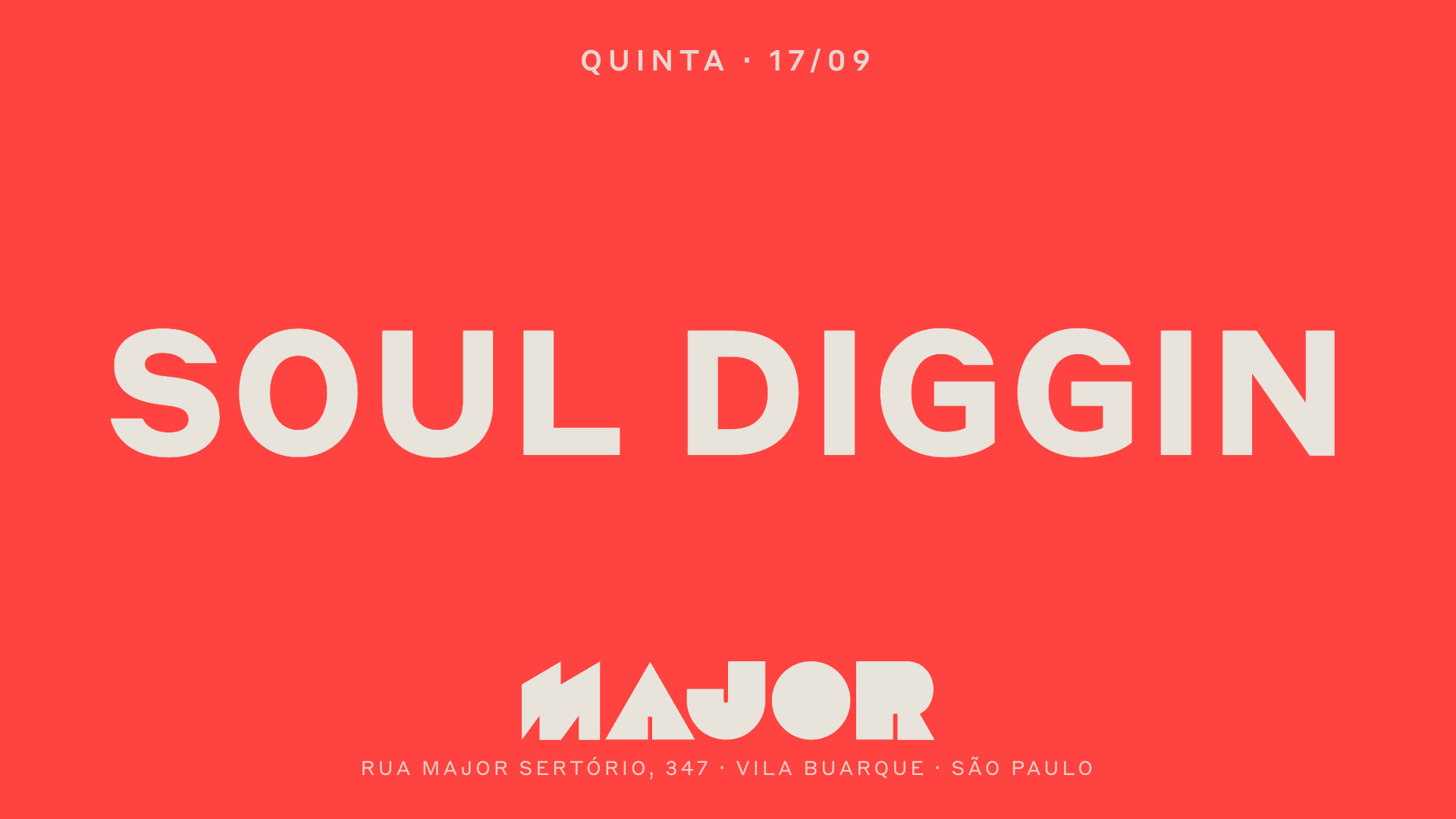Major recebe Soul Diggin