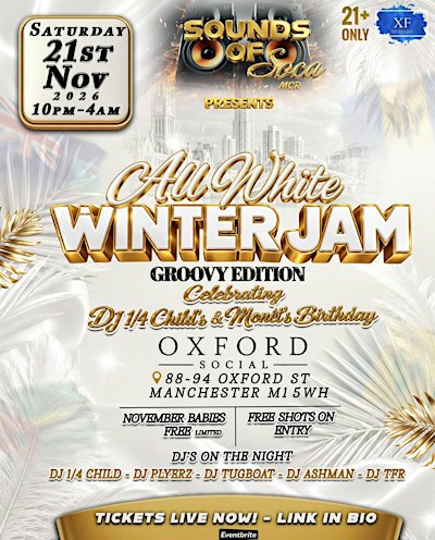 Sounds of Soca MCR: All White Winter Jam