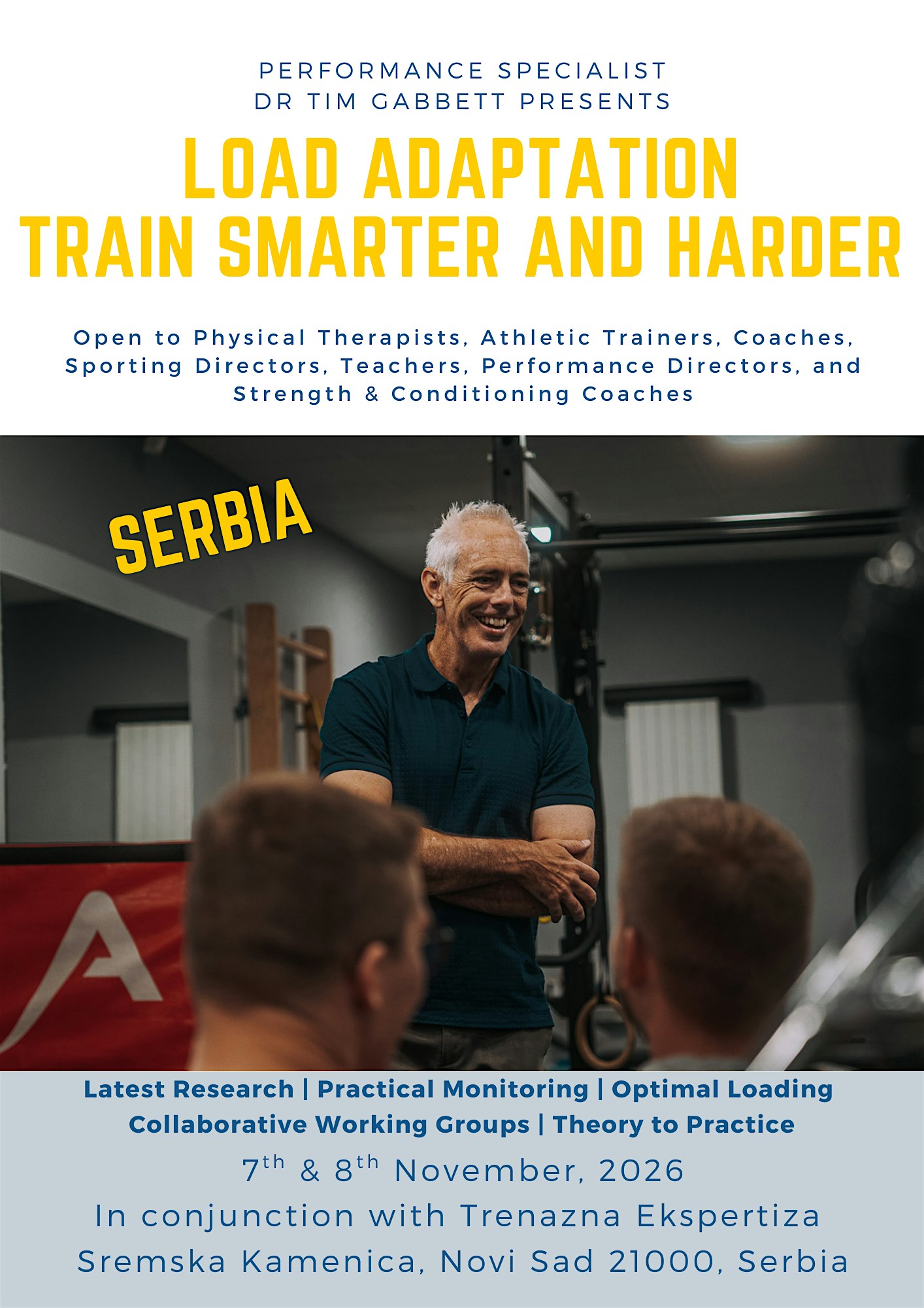Load Adaptation - Train Smarter and Harder (Novi Sad, Serbia)