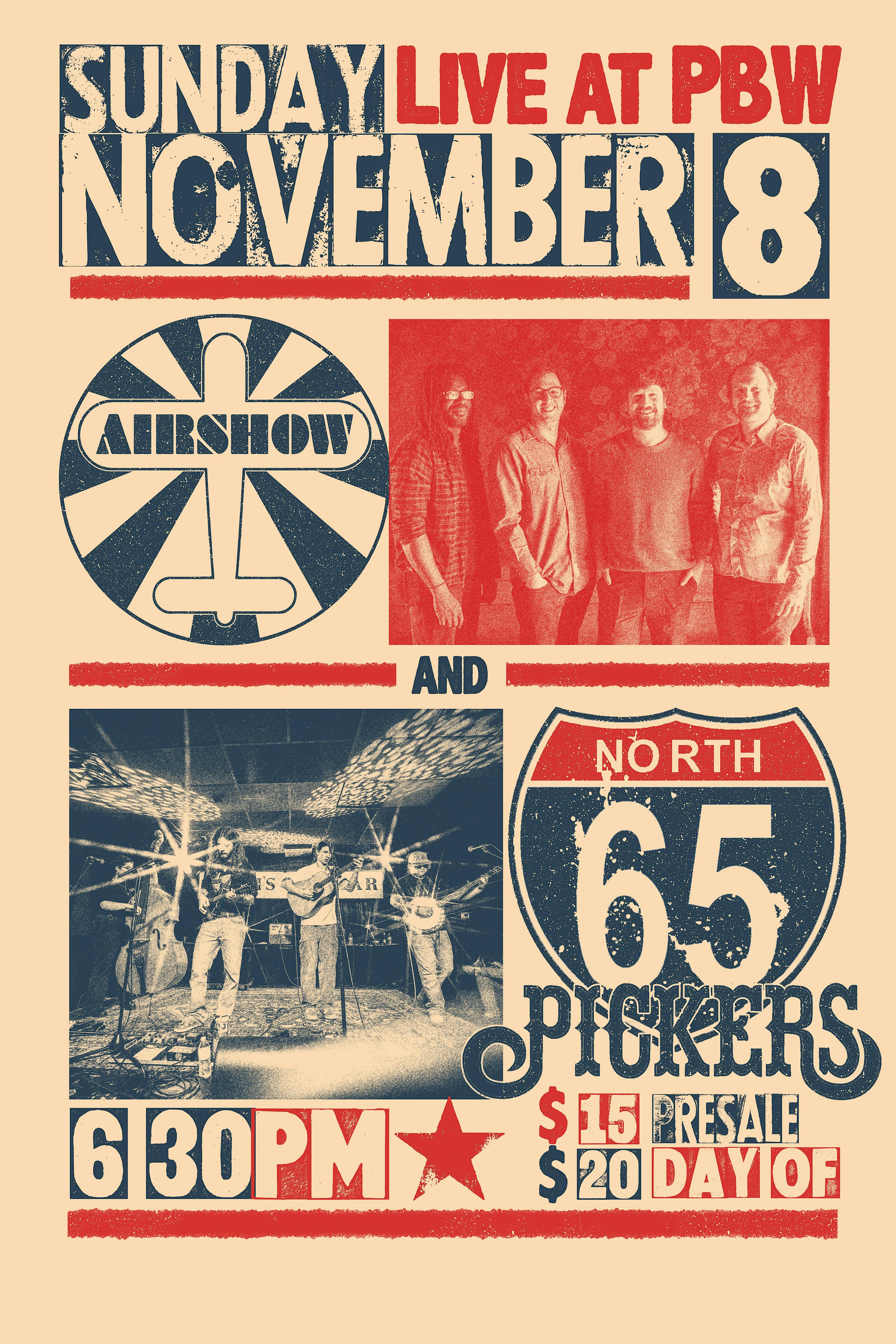 AIRSHOW X 65 North Pickers LIVE at PBW