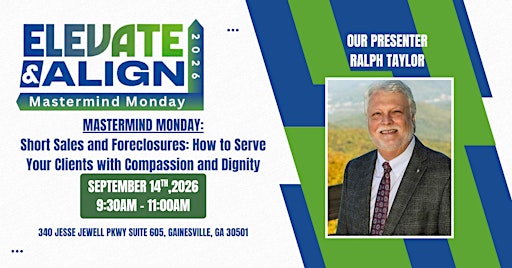 September 14, 2026  Elevate & Align Mastermind Monday -Free w/ Breakfast