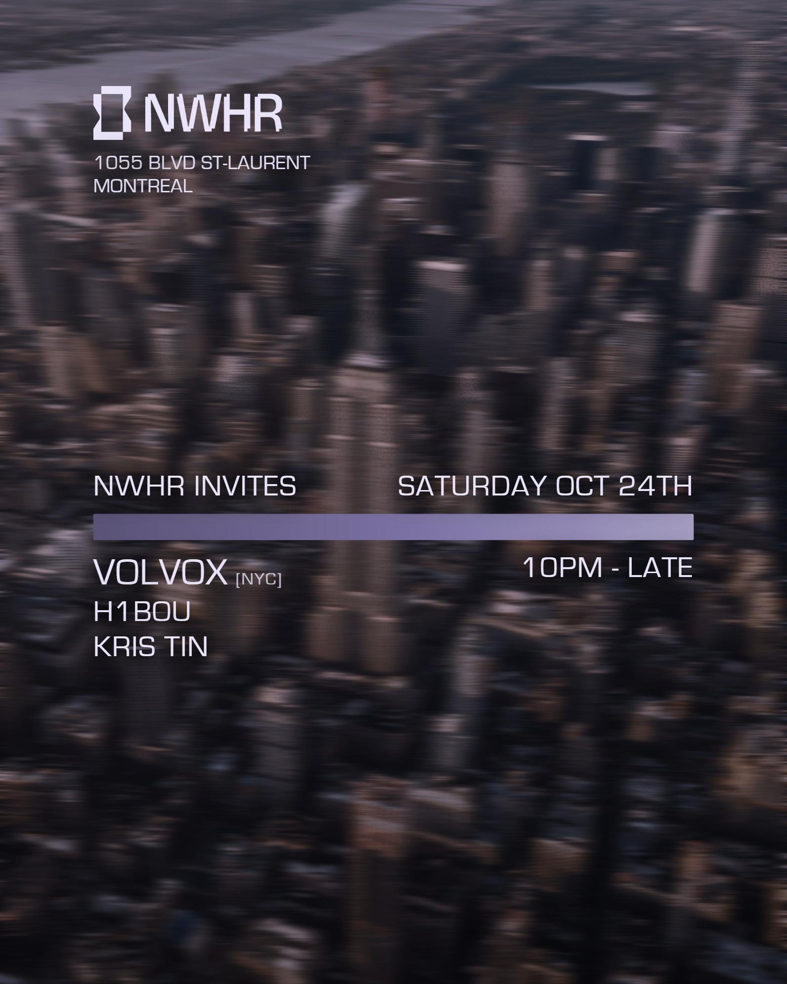 NWHR Invites Volvox [NYC]