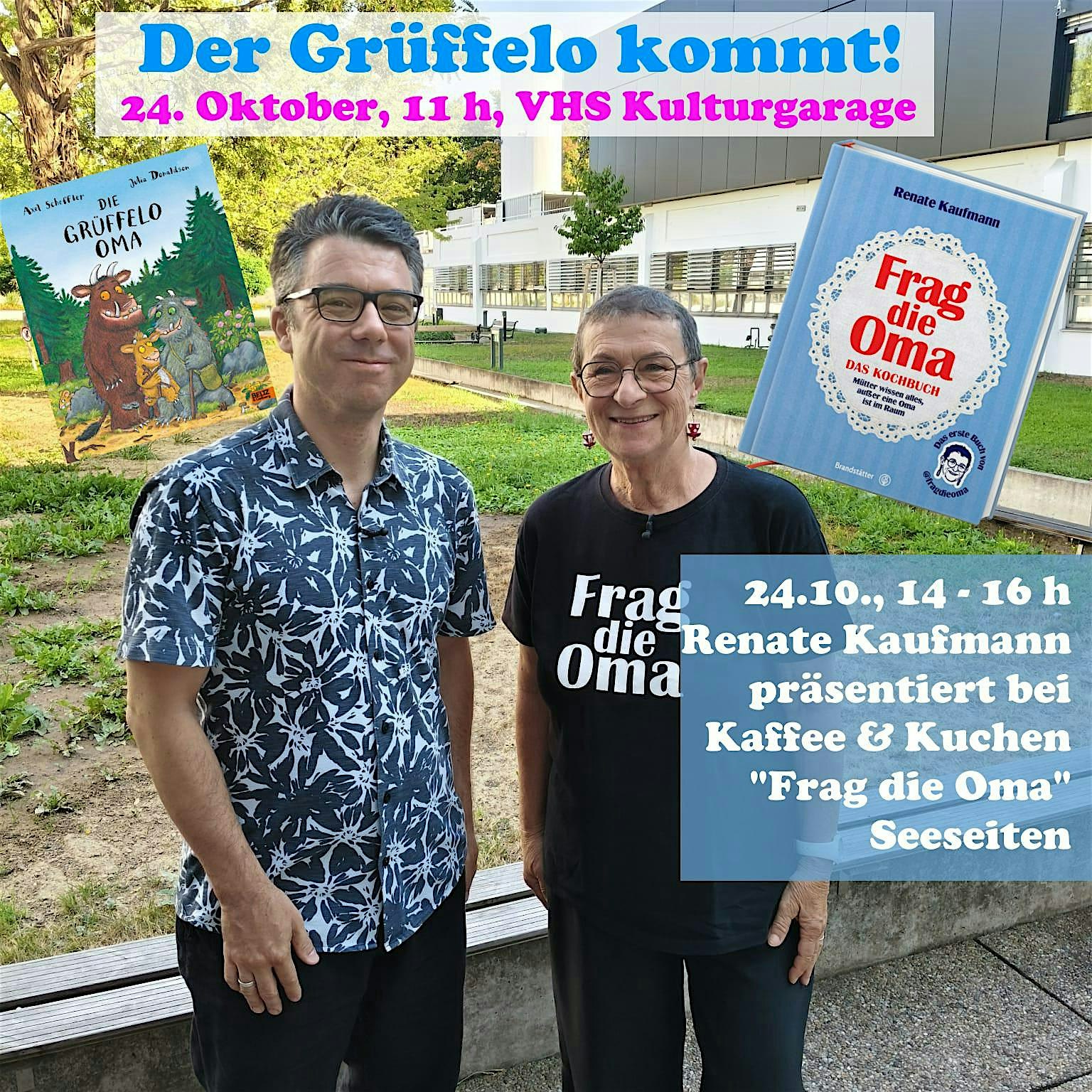 Die GRÜFFELO OMA mit Renate Kaufmann (Frag die Oma) & Johannes Kößler