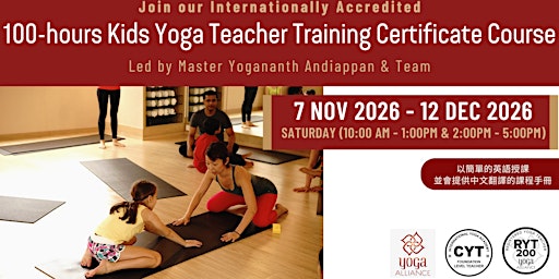 100-hours Kids Yoga Teacher Training