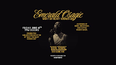 Emerald Osagie: What My Heart Sounds Like